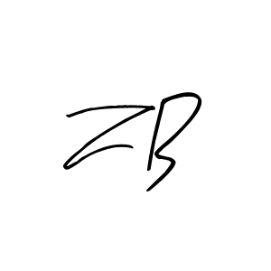 How to make Z B signature? Arty Signature is a professional autograph style. Create handwritten signature for Z B name. Z B signature style 8 images and pictures png