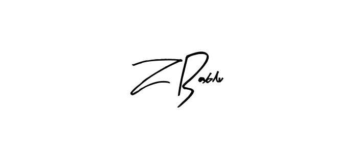 How to Draw Z Bablu signature style? Arty Signature is a latest design signature styles for name Z Bablu. Z Bablu signature style 8 images and pictures png