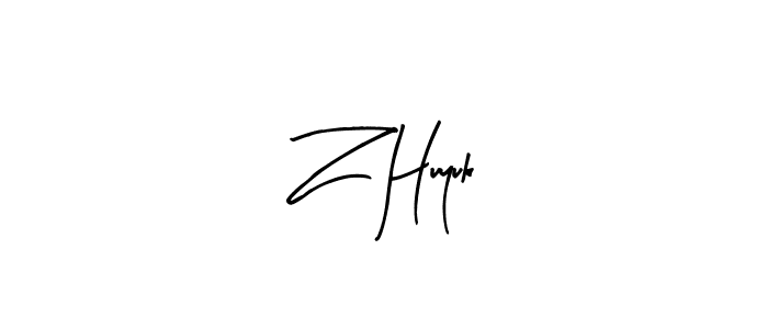 Similarly Arty Signature is the best handwritten signature design. Signature creator online .You can use it as an online autograph creator for name Z Huyuk. Z Huyuk signature style 8 images and pictures png