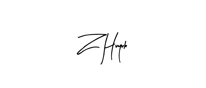 The best way (Arty Signature) to make a short signature is to pick only two or three words in your name. The name Z Huyuk include a total of six letters. For converting this name. Z Huyuk signature style 8 images and pictures png