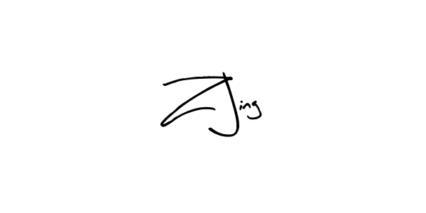 Make a beautiful signature design for name Z Jing. With this signature (Arty Signature) style, you can create a handwritten signature for free. Z Jing signature style 8 images and pictures png