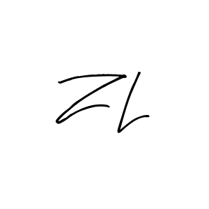 Make a beautiful signature design for name Z L. With this signature (Arty Signature) style, you can create a handwritten signature for free. Z L signature style 8 images and pictures png