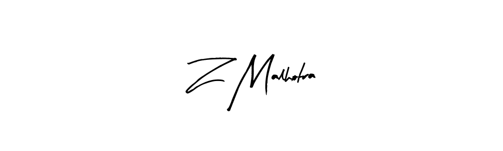 Z Malhotra stylish signature style. Best Handwritten Sign (Arty Signature) for my name. Handwritten Signature Collection Ideas for my name Z Malhotra. Z Malhotra signature style 8 images and pictures png