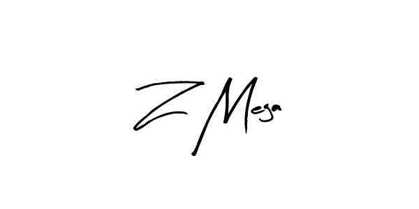 How to make Z Mega signature? Arty Signature is a professional autograph style. Create handwritten signature for Z Mega name. Z Mega signature style 8 images and pictures png