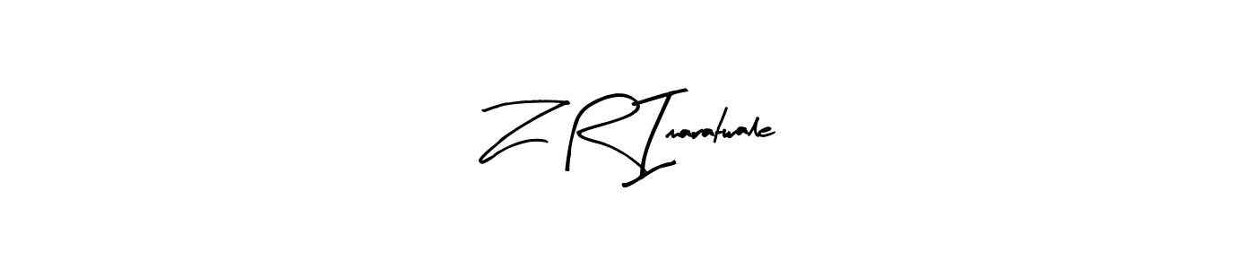 Also we have Z R Imaratwale name is the best signature style. Create professional handwritten signature collection using Arty Signature autograph style. Z R Imaratwale signature style 8 images and pictures png