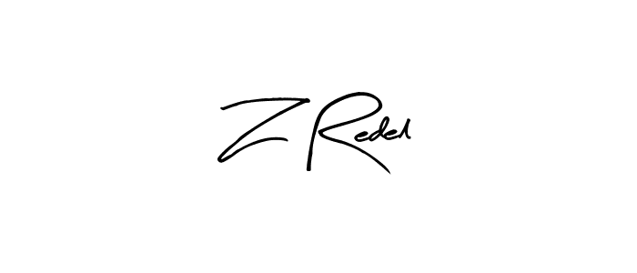 Also You can easily find your signature by using the search form. We will create Z Redel name handwritten signature images for you free of cost using Arty Signature sign style. Z Redel signature style 8 images and pictures png