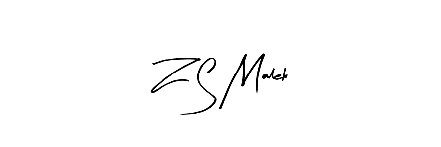The best way (Arty Signature) to make a short signature is to pick only two or three words in your name. The name Z S Malek include a total of six letters. For converting this name. Z S Malek signature style 8 images and pictures png