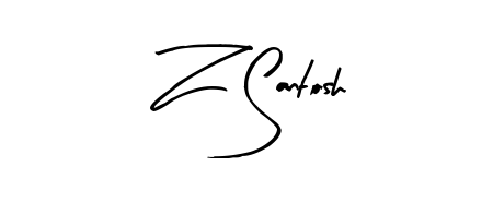 If you are searching for the best signature style for your name Z Santosh, here we have designed multiple signature styles using Arty Signature. Z Santosh signature style 8 images and pictures png