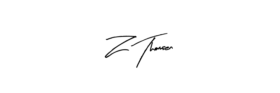 Make a beautiful signature design for name Z Thomsen. With this signature (Arty Signature) style, you can create a handwritten signature for free. Z Thomsen signature style 8 images and pictures png