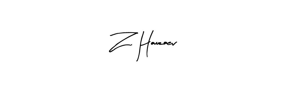 Also You can easily find your signature by using the search form. We will create Z. Hamzaev name handwritten signature images for you free of cost using Arty Signature sign style. Z. Hamzaev signature style 8 images and pictures png