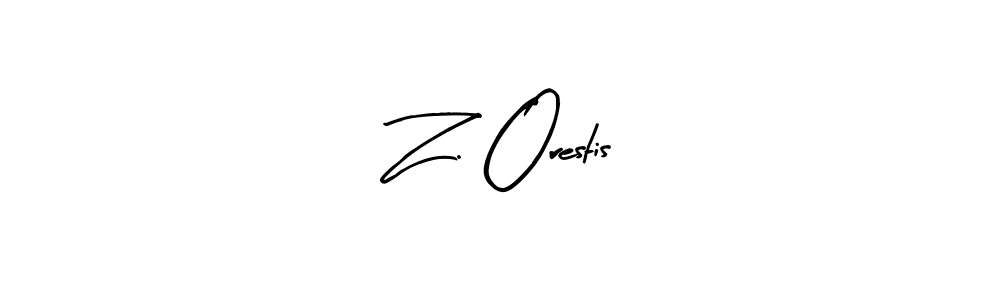 Here are the top 10 professional signature styles for the name Z. Orestis. These are the best autograph styles you can use for your name. Z. Orestis signature style 8 images and pictures png