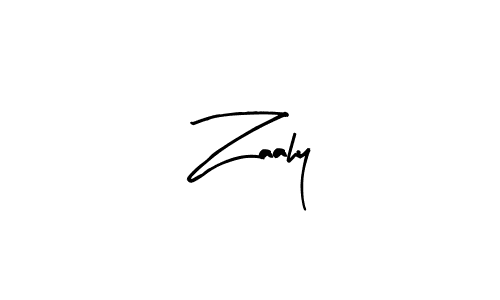 The best way (Arty Signature) to make a short signature is to pick only two or three words in your name. The name Zaahy include a total of six letters. For converting this name. Zaahy signature style 8 images and pictures png