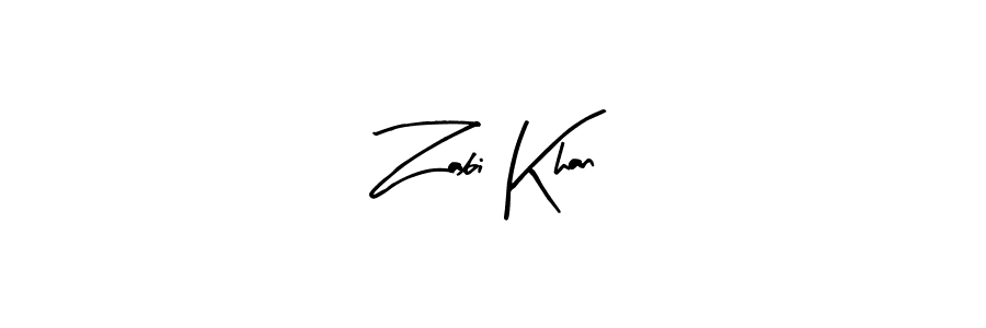 Make a beautiful signature design for name Zabi Khan. With this signature (Arty Signature) style, you can create a handwritten signature for free. Zabi Khan signature style 8 images and pictures png