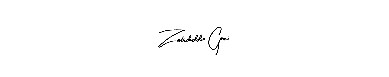 Make a short Zabiduddin Gazi signature style. Manage your documents anywhere anytime using Arty Signature. Create and add eSignatures, submit forms, share and send files easily. Zabiduddin Gazi signature style 8 images and pictures png