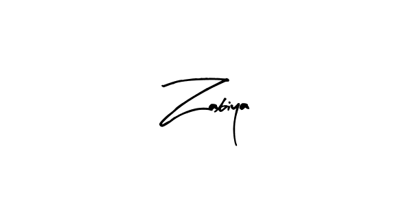 Also we have Zabiya name is the best signature style. Create professional handwritten signature collection using Arty Signature autograph style. Zabiya signature style 8 images and pictures png