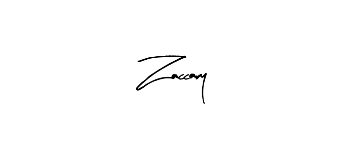 How to make Zaccary signature? Arty Signature is a professional autograph style. Create handwritten signature for Zaccary name. Zaccary signature style 8 images and pictures png