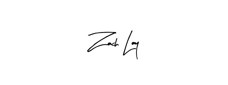 Similarly Arty Signature is the best handwritten signature design. Signature creator online .You can use it as an online autograph creator for name Zach Lay. Zach Lay signature style 8 images and pictures png
