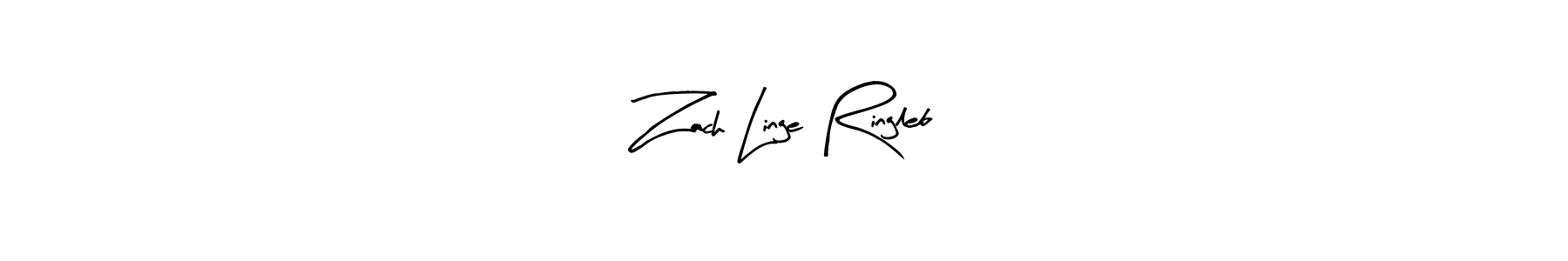 Create a beautiful signature design for name Zach Linge Ringleb. With this signature (Arty Signature) fonts, you can make a handwritten signature for free. Zach Linge Ringleb signature style 8 images and pictures png
