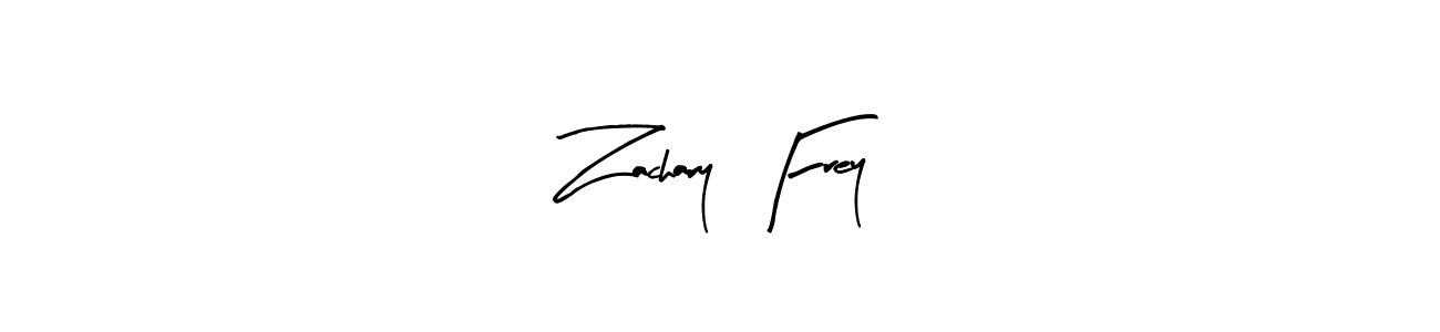 if you are searching for the best signature style for your name Zachary  Frey. so please give up your signature search. here we have designed multiple signature styles  using Arty Signature. Zachary  Frey signature style 8 images and pictures png