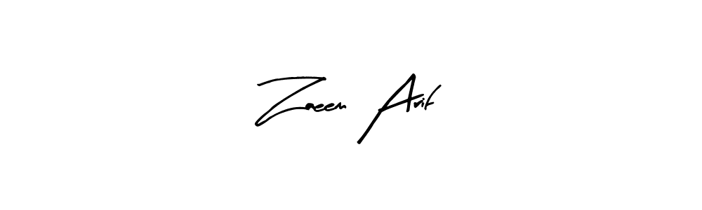 Zaeem Arif stylish signature style. Best Handwritten Sign (Arty Signature) for my name. Handwritten Signature Collection Ideas for my name Zaeem Arif. Zaeem Arif signature style 8 images and pictures png