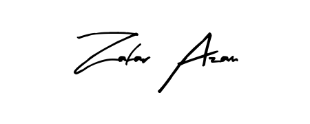 Arty Signature is a professional signature style that is perfect for those who want to add a touch of class to their signature. Get Zafar Azam name fancy signature for free. Zafar Azam signature style 8 images and pictures png