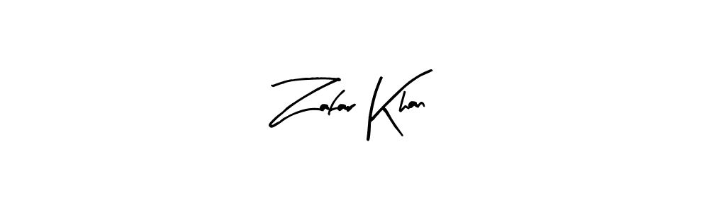 Use a signature maker to create a handwritten signature online. With this signature software, you can design (Arty Signature) your own signature for name Zafar Khan. Zafar Khan signature style 8 images and pictures png