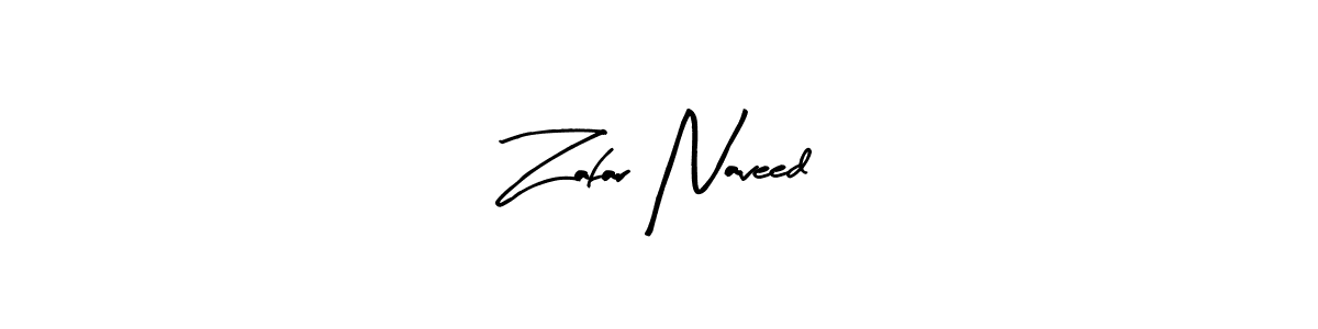 Make a beautiful signature design for name Zafar Naveed. With this signature (Arty Signature) style, you can create a handwritten signature for free. Zafar Naveed signature style 8 images and pictures png
