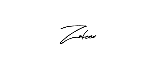 Similarly Arty Signature is the best handwritten signature design. Signature creator online .You can use it as an online autograph creator for name Zafeer. Zafeer signature style 8 images and pictures png