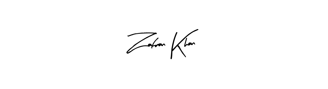 Make a beautiful signature design for name Zafran Khan. With this signature (Arty Signature) style, you can create a handwritten signature for free. Zafran Khan signature style 8 images and pictures png