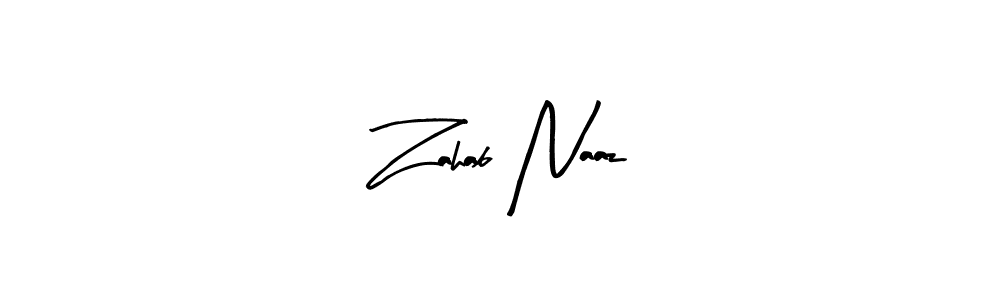 if you are searching for the best signature style for your name Zahab Naaz. so please give up your signature search. here we have designed multiple signature styles  using Arty Signature. Zahab Naaz signature style 8 images and pictures png