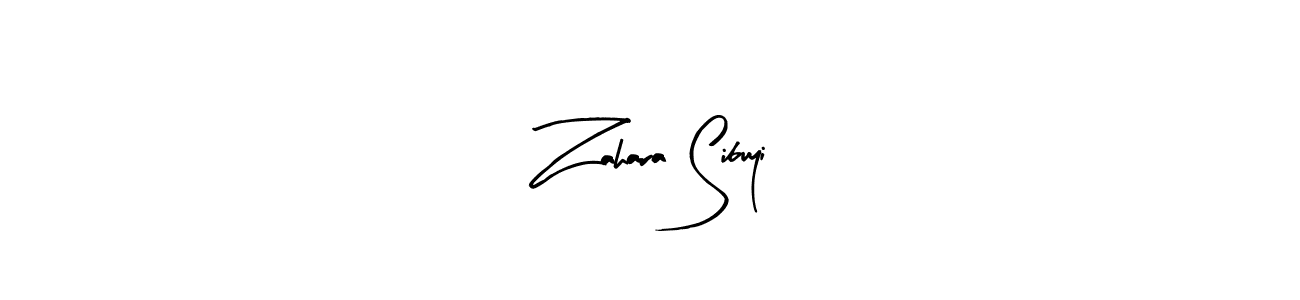 Create a beautiful signature design for name Zahara Sibuyi. With this signature (Arty Signature) fonts, you can make a handwritten signature for free. Zahara Sibuyi signature style 8 images and pictures png