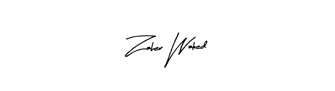 Also You can easily find your signature by using the search form. We will create Zaher Waked name handwritten signature images for you free of cost using Arty Signature sign style. Zaher Waked signature style 8 images and pictures png