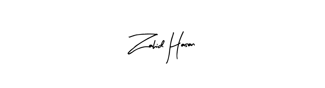 Make a beautiful signature design for name Zahid Hasan. With this signature (Arty Signature) style, you can create a handwritten signature for free. Zahid Hasan signature style 8 images and pictures png