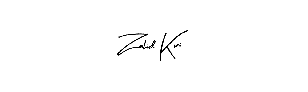 Best and Professional Signature Style for Zahid Kuni. Arty Signature Best Signature Style Collection. Zahid Kuni signature style 8 images and pictures png