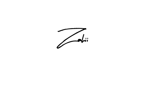 Make a beautiful signature design for name Zahii. With this signature (Arty Signature) style, you can create a handwritten signature for free. Zahii signature style 8 images and pictures png