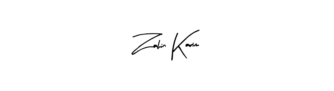 The best way (Arty Signature) to make a short signature is to pick only two or three words in your name. The name Zahin Karim include a total of six letters. For converting this name. Zahin Karim signature style 8 images and pictures png