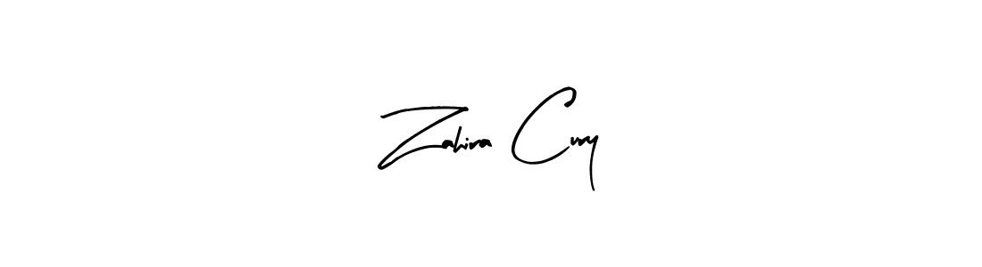 Make a beautiful signature design for name Zahira Cury. Use this online signature maker to create a handwritten signature for free. Zahira Cury signature style 8 images and pictures png