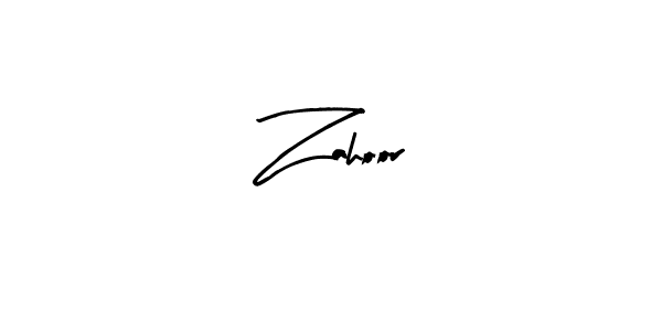 Use a signature maker to create a handwritten signature online. With this signature software, you can design (Arty Signature) your own signature for name Zahoor. Zahoor signature style 8 images and pictures png