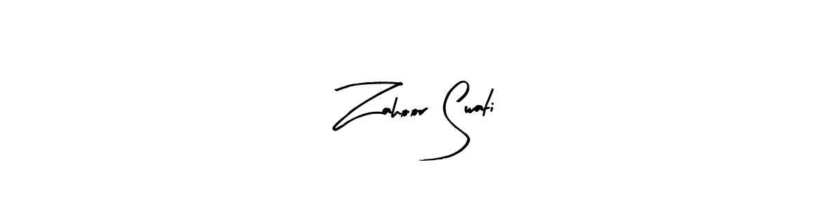 Once you've used our free online signature maker to create your best signature Arty Signature style, it's time to enjoy all of the benefits that Zahoor Swati name signing documents. Zahoor Swati signature style 8 images and pictures png