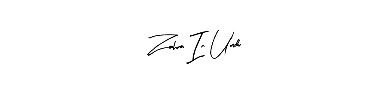 It looks lik you need a new signature style for name Zahra In Urdu. Design unique handwritten (Arty Signature) signature with our free signature maker in just a few clicks. Zahra In Urdu signature style 8 images and pictures png