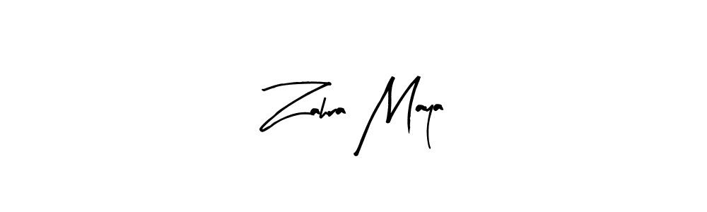 The best way (Arty Signature) to make a short signature is to pick only two or three words in your name. The name Zahra Maya include a total of six letters. For converting this name. Zahra Maya signature style 8 images and pictures png