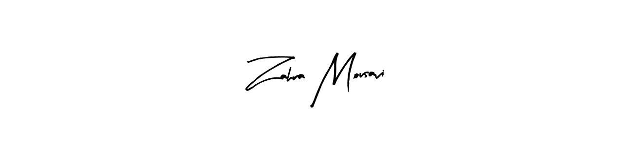 Similarly Arty Signature is the best handwritten signature design. Signature creator online .You can use it as an online autograph creator for name Zahra Mousavi. Zahra Mousavi signature style 8 images and pictures png