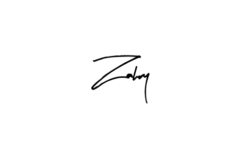 Use a signature maker to create a handwritten signature online. With this signature software, you can design (Arty Signature) your own signature for name Zahry. Zahry signature style 8 images and pictures png