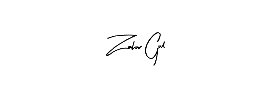 Zahur Gul stylish signature style. Best Handwritten Sign (Arty Signature) for my name. Handwritten Signature Collection Ideas for my name Zahur Gul. Zahur Gul signature style 8 images and pictures png