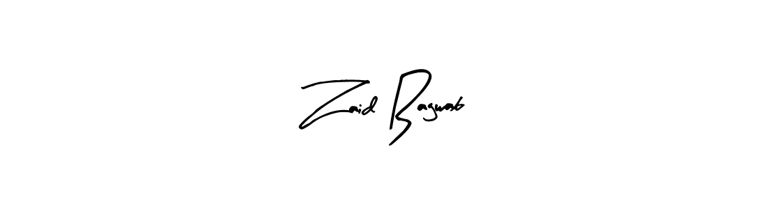 Zaid Bagwab stylish signature style. Best Handwritten Sign (Arty Signature) for my name. Handwritten Signature Collection Ideas for my name Zaid Bagwab. Zaid Bagwab signature style 8 images and pictures png