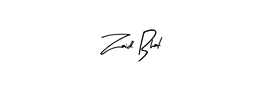 Similarly Arty Signature is the best handwritten signature design. Signature creator online .You can use it as an online autograph creator for name Zaid Bhat. Zaid Bhat signature style 8 images and pictures png