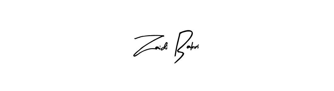 Make a beautiful signature design for name Zaidi Bakri. Use this online signature maker to create a handwritten signature for free. Zaidi Bakri signature style 8 images and pictures png