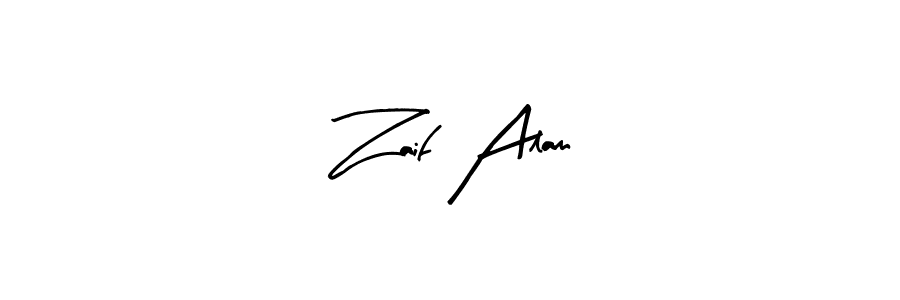 Design your own signature with our free online signature maker. With this signature software, you can create a handwritten (Arty Signature) signature for name Zaif Alam. Zaif Alam signature style 8 images and pictures png