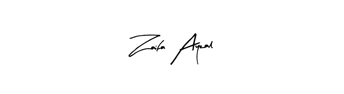 The best way (Arty Signature) to make a short signature is to pick only two or three words in your name. The name Zaifa Ayzal include a total of six letters. For converting this name. Zaifa Ayzal signature style 8 images and pictures png