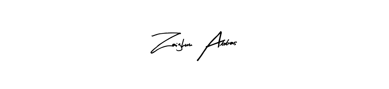 Similarly Arty Signature is the best handwritten signature design. Signature creator online .You can use it as an online autograph creator for name Zaighum Abbas. Zaighum Abbas signature style 8 images and pictures png